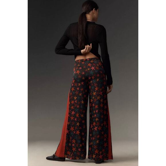 FARM Rio Star Print Wide Leg Pants - Picture 3 of 4